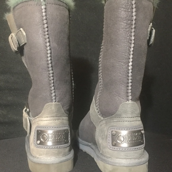 Australia Luxe Collective Machina Gray Boots - Picture 2 of 8